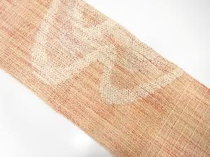 羅流水模様織出し名古屋帯